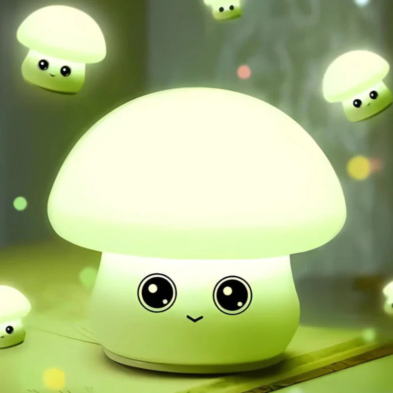 Mini Luminária de Cogumelo