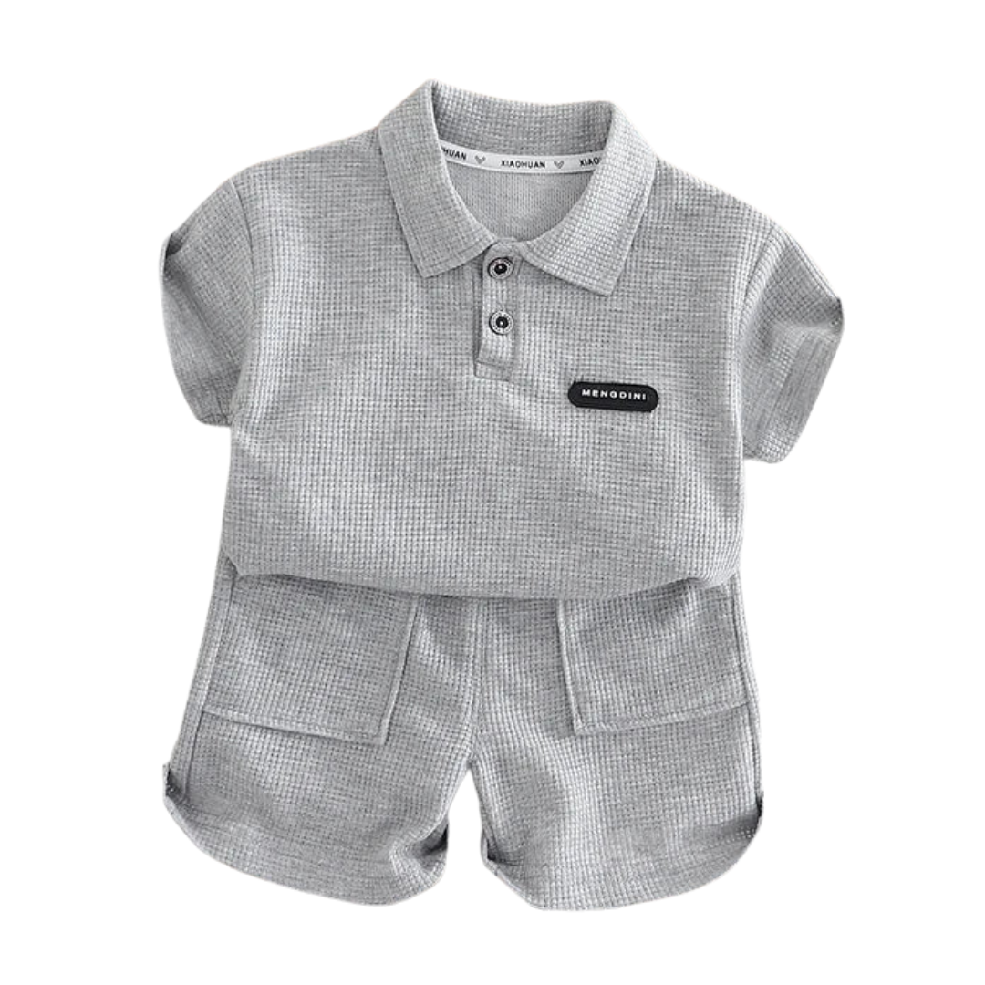Conjunto MiniCool - Camisa Polo + Shorts
