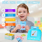Livro Eletrônico Infantil com Cartões Interativos Bilíngue