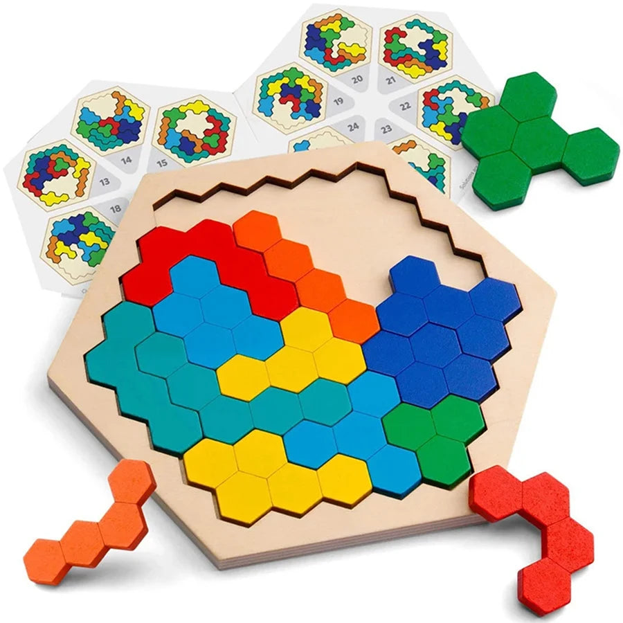 Tangram de Madeira Montessori