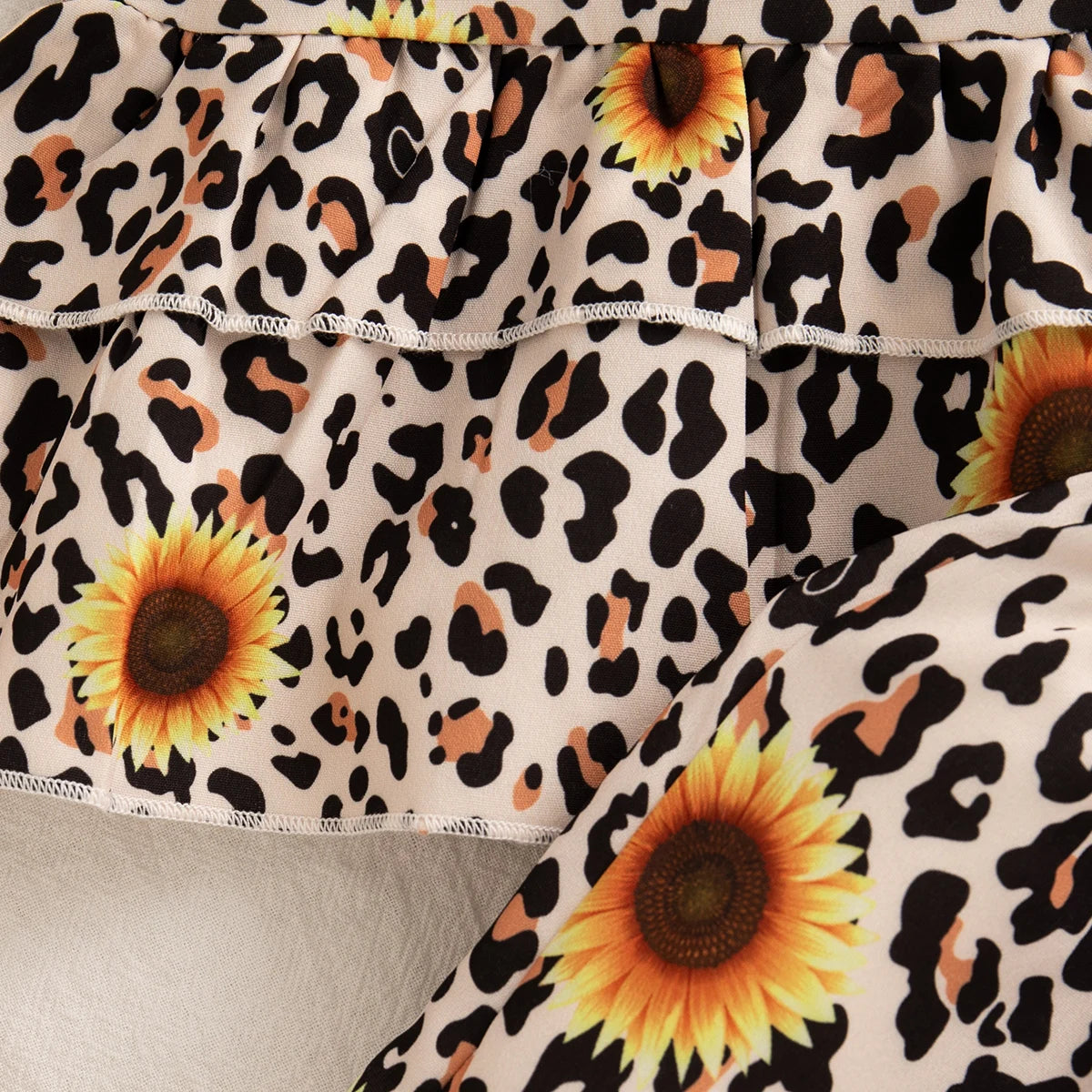 Conjunto Leopardo & Girassol