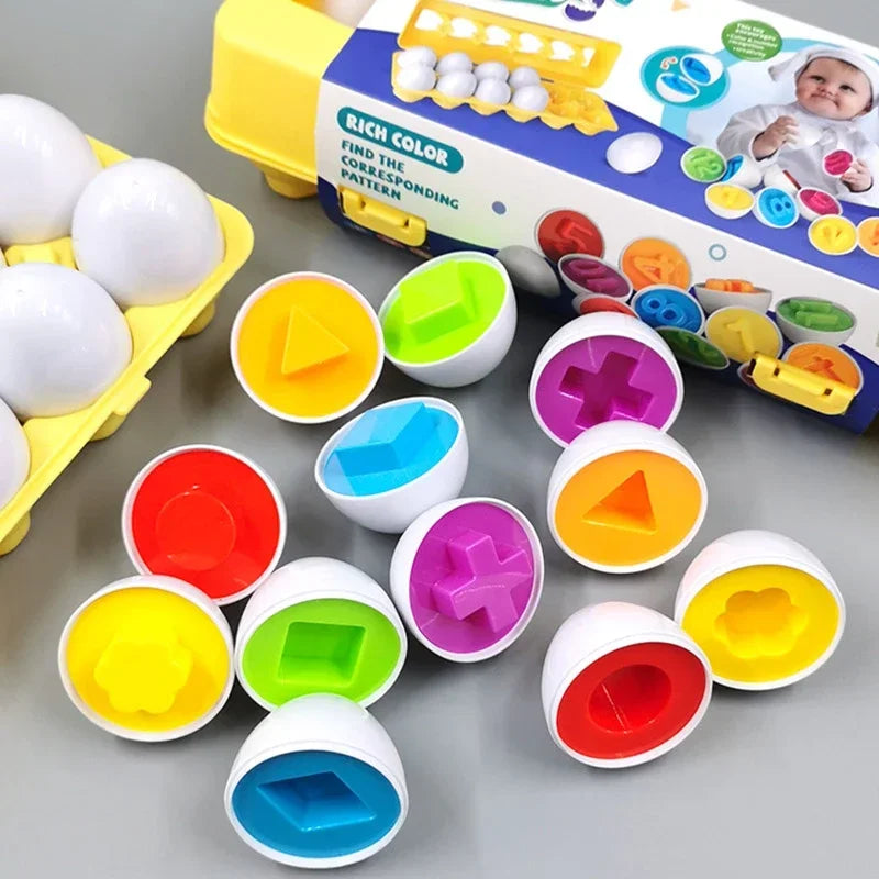 Brinquedo Educativo Montessori Ovinhos de Encaixe
