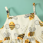 Conjunto Abelhinha – Vestido e Chapéu de Verão