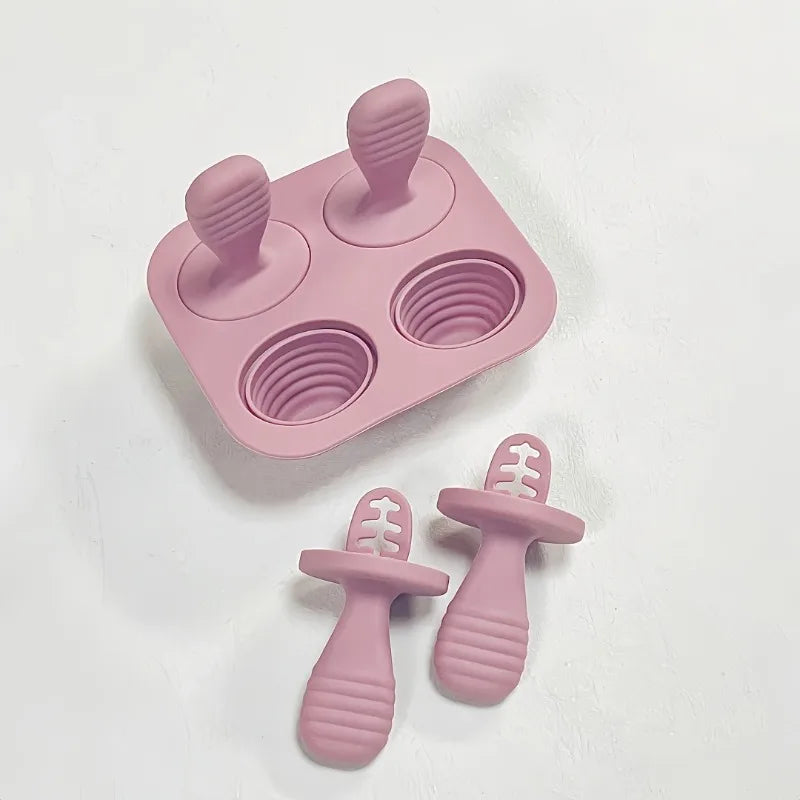 Molde de Picolé de Silicone BPA-Free