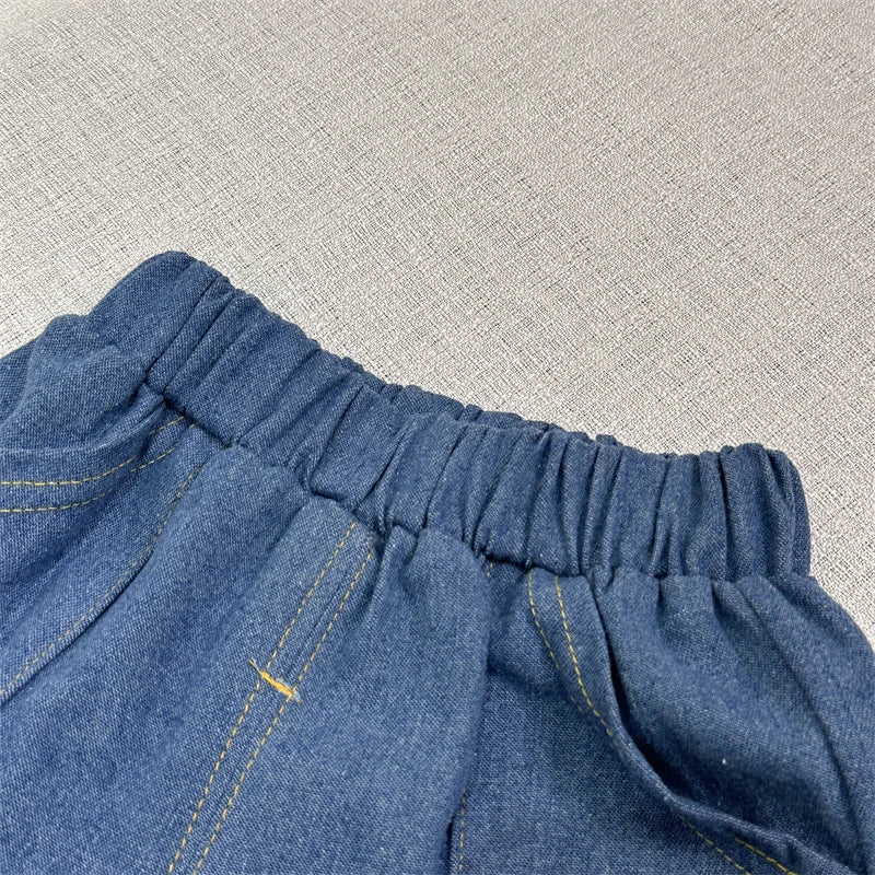 Conjunto Verão Baby Boy – Camiseta Listrada & Shorts