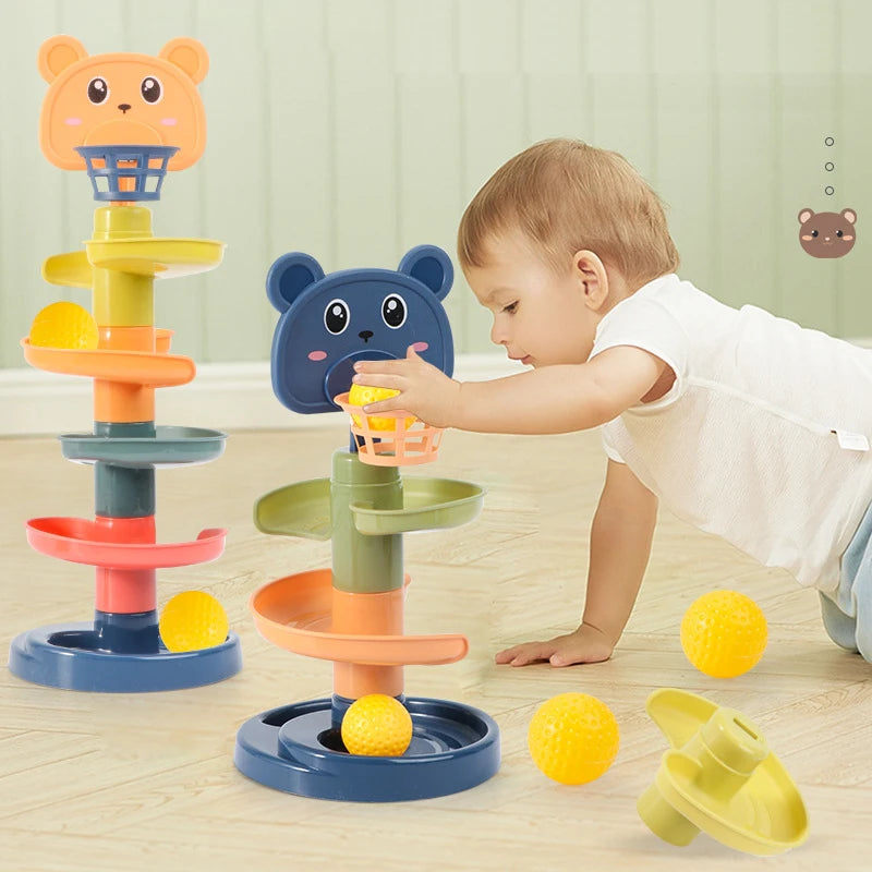 Brinquedo Montessori de Bolinhas Deslizantes