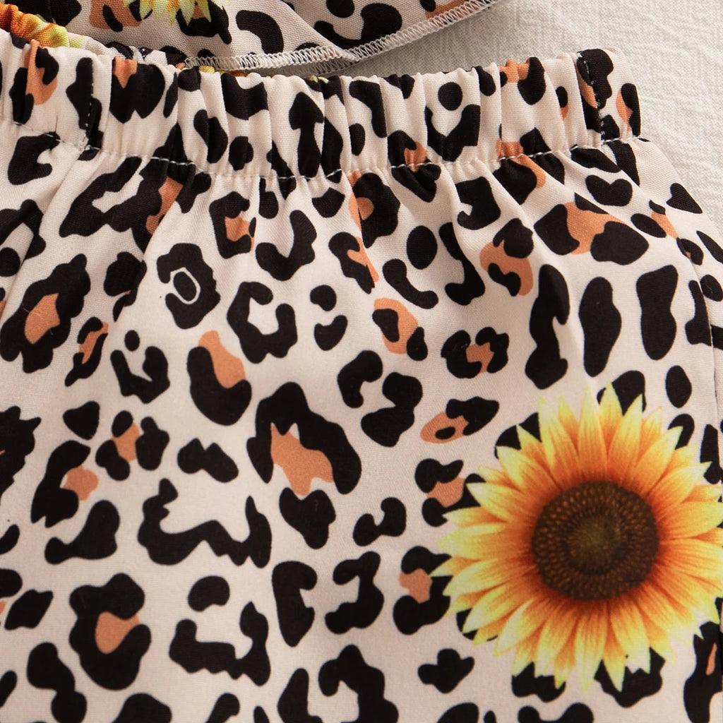Conjunto Leopardo & Girassol