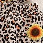Conjunto Leopardo & Girassol