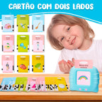 Livro Eletrônico Infantil com Cartões Interativos Bilíngue