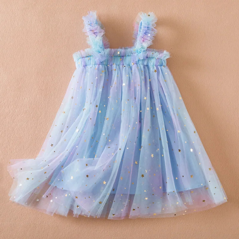 Vestido Princesa Sweet Pink com Paetês