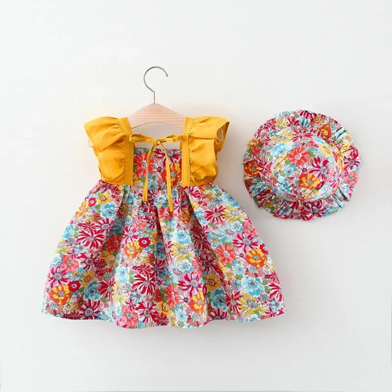 Vestido Flor Summer + Chapéu