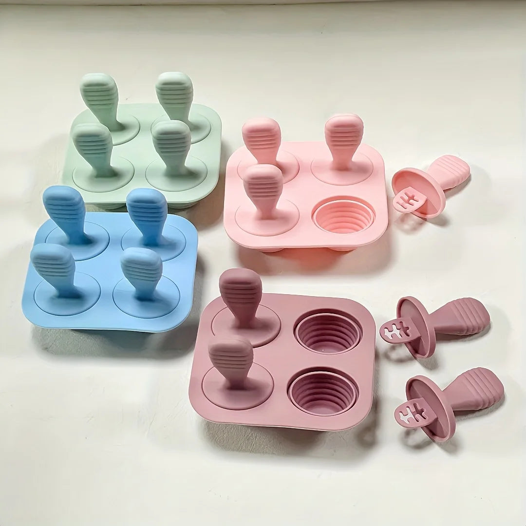 Molde de Picolé de Silicone BPA-Free