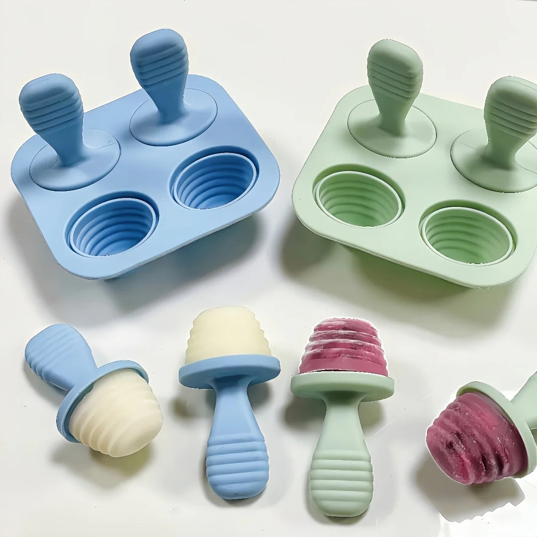 Molde de Picolé de Silicone BPA-Free
