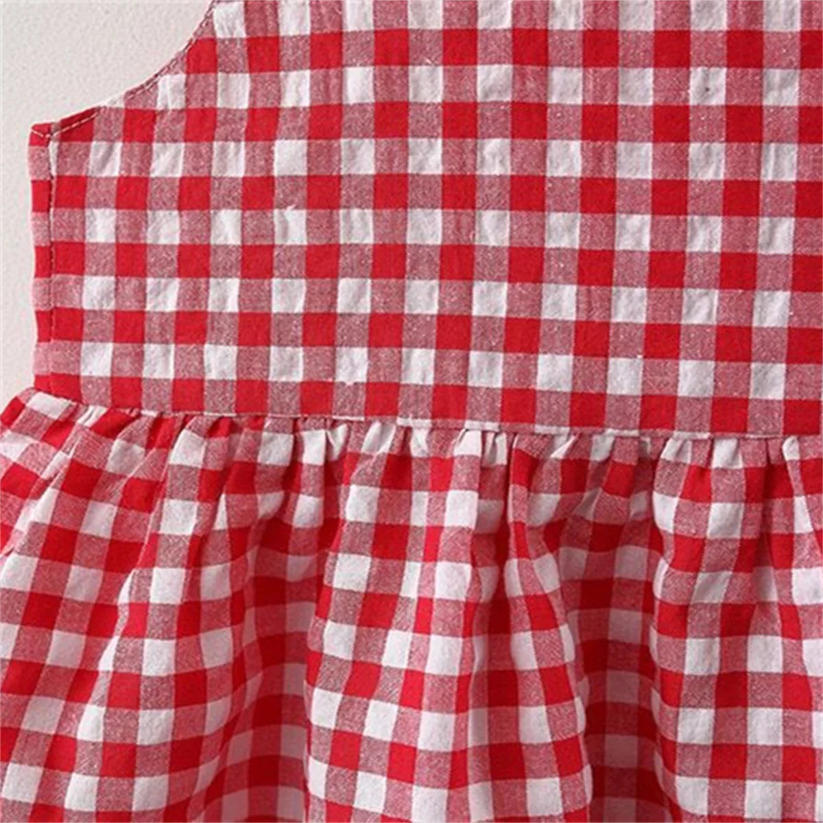 Conjunto Xadrez – Vestido e Chapéu