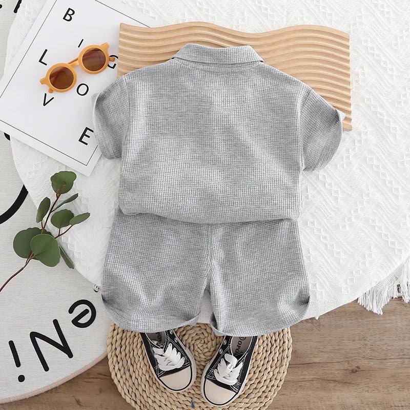 Conjunto MiniCool - Camisa Polo + Shorts