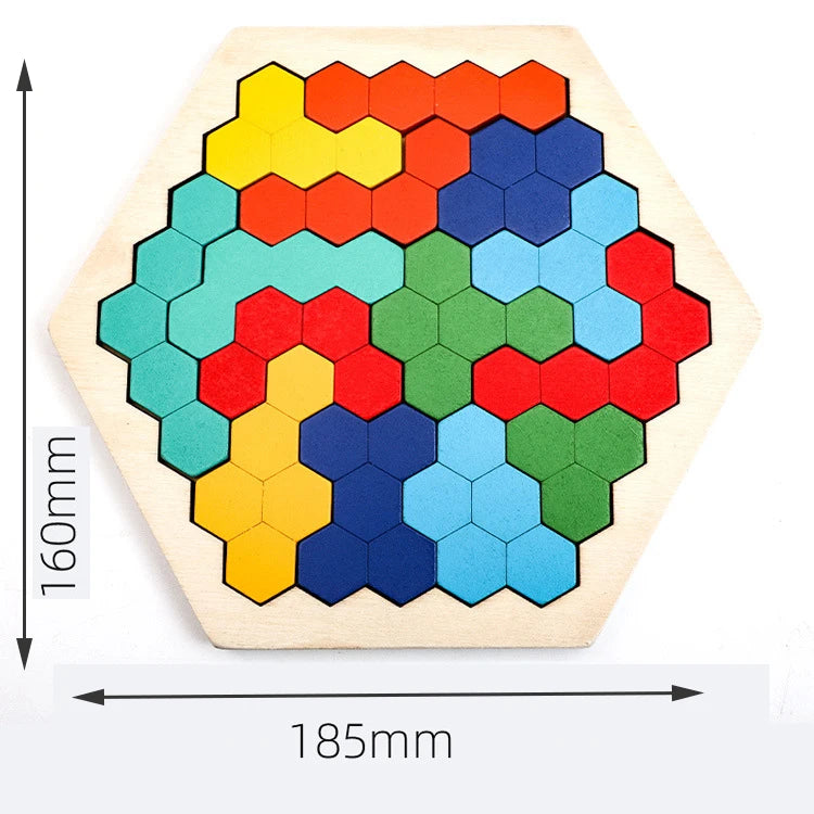 Tangram de Madeira Montessori