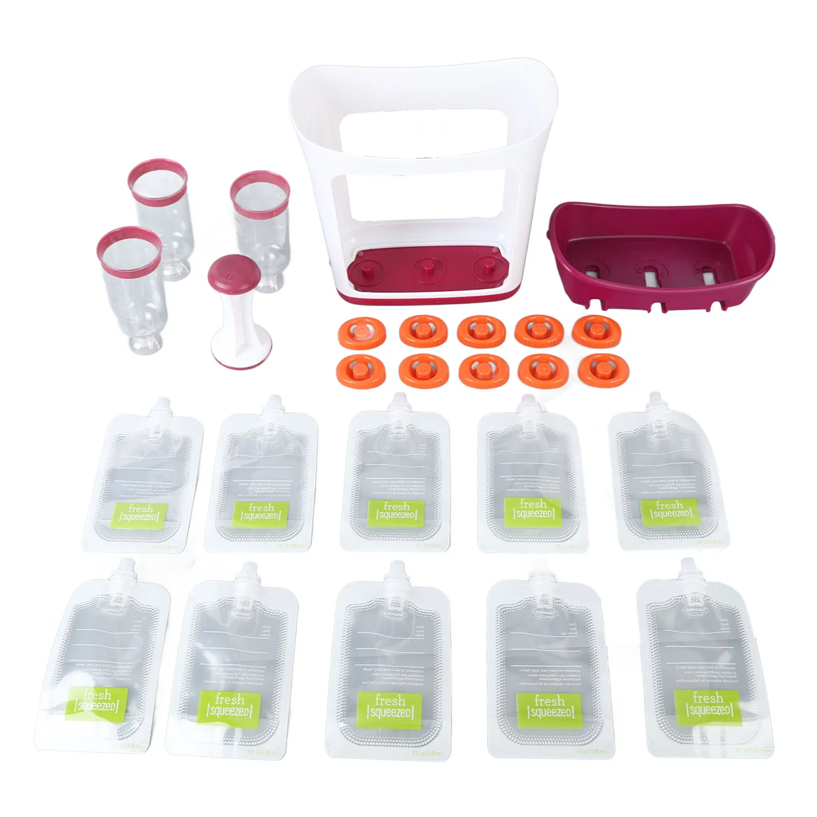 Kit Estação de Papinha com Refil + 10 saquinhos grátis