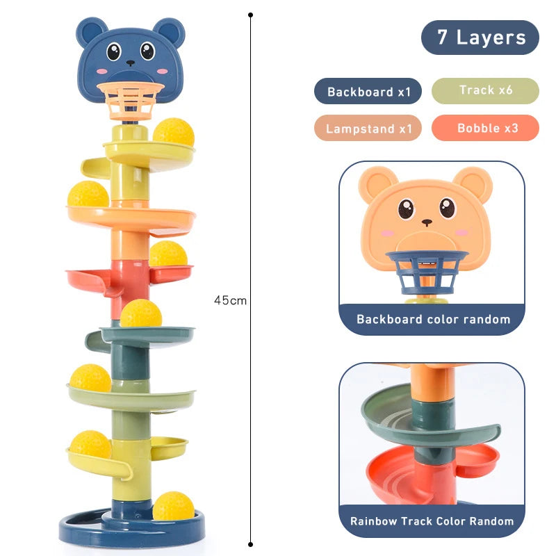Brinquedo Montessori de Bolinhas Deslizantes