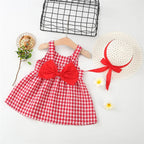 Conjunto Xadrez – Vestido e Chapéu