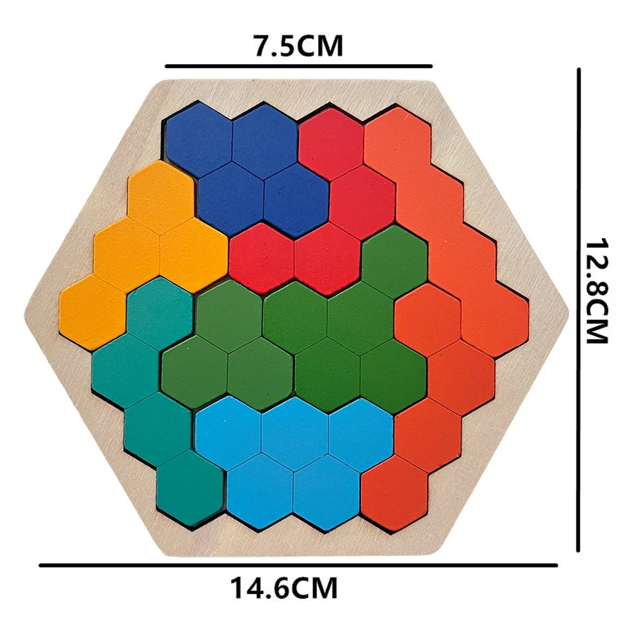 Tangram de Madeira Montessori