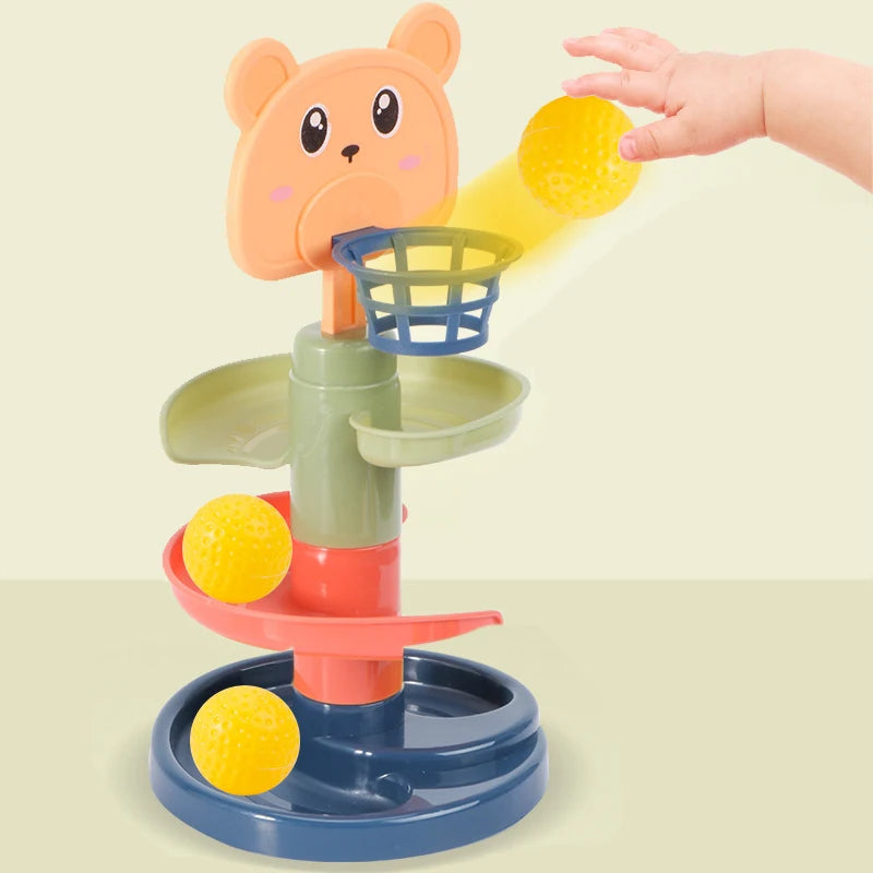 Brinquedo Montessori de Bolinhas Deslizantes