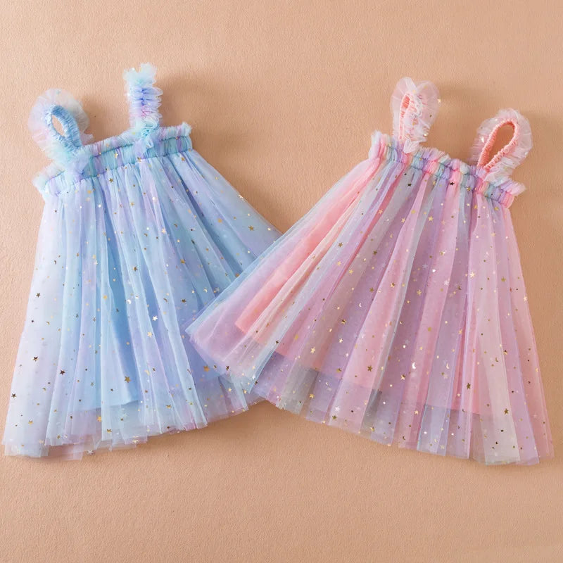 Vestido Princesa Sweet Pink com Paetês