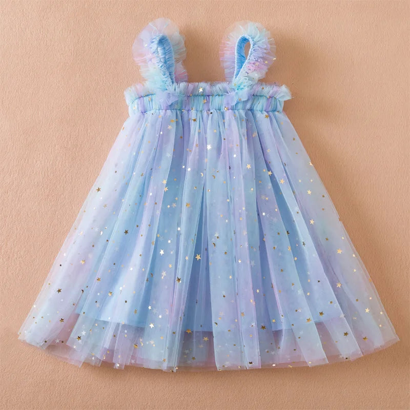 Vestido Princesa Sweet Pink com Paetês